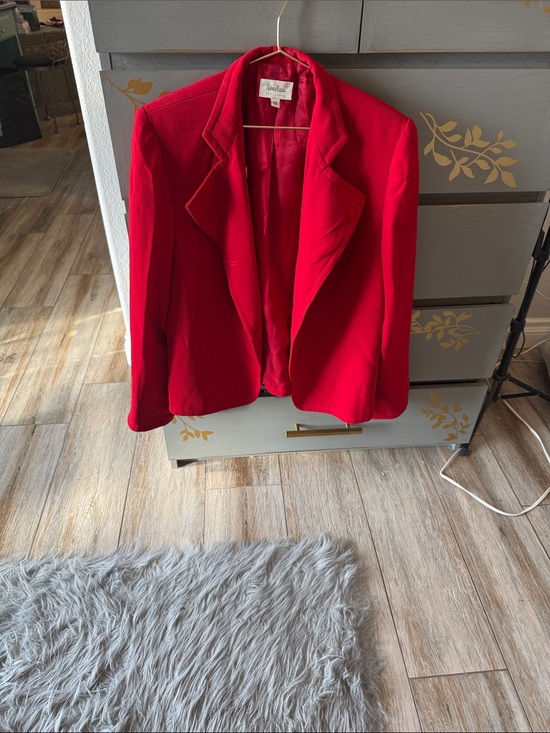 Neiman Marcus Jackets & Blazers - Neiman Marcus Vibrant Red Women's Blazer